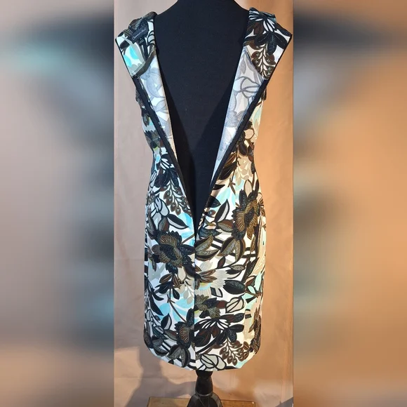 CONNECTED APPAREL Floral Sleeveless Midi Dress - Picture 5 of 7